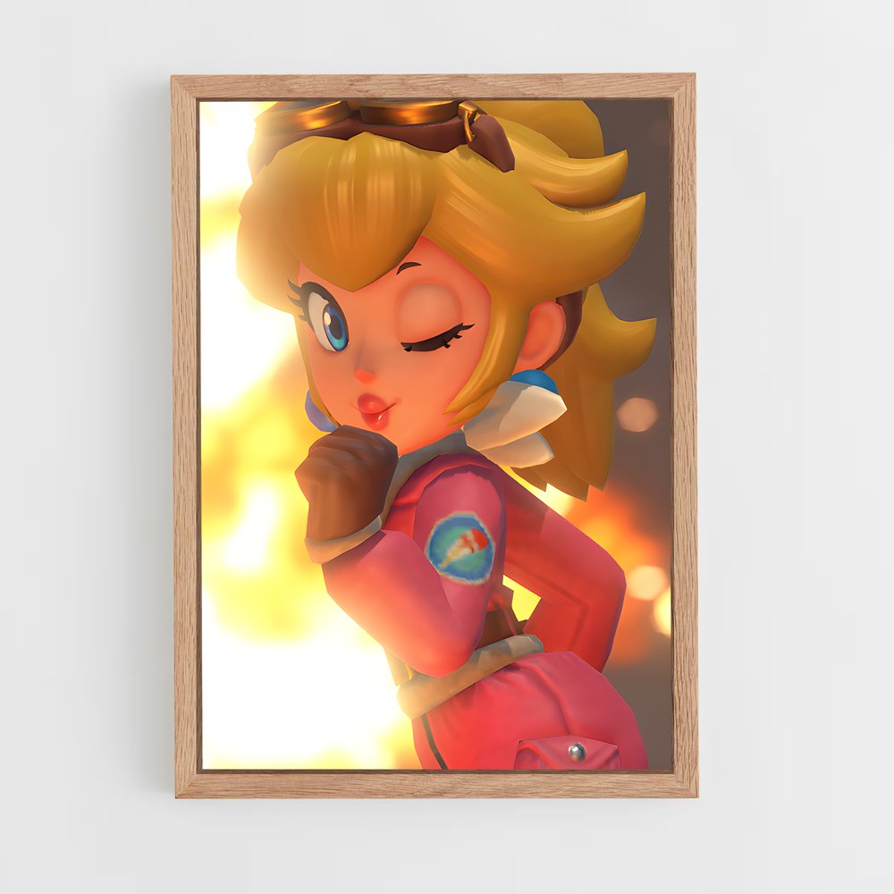 Poster Princess en Rose – affiche Mario (vue 4)